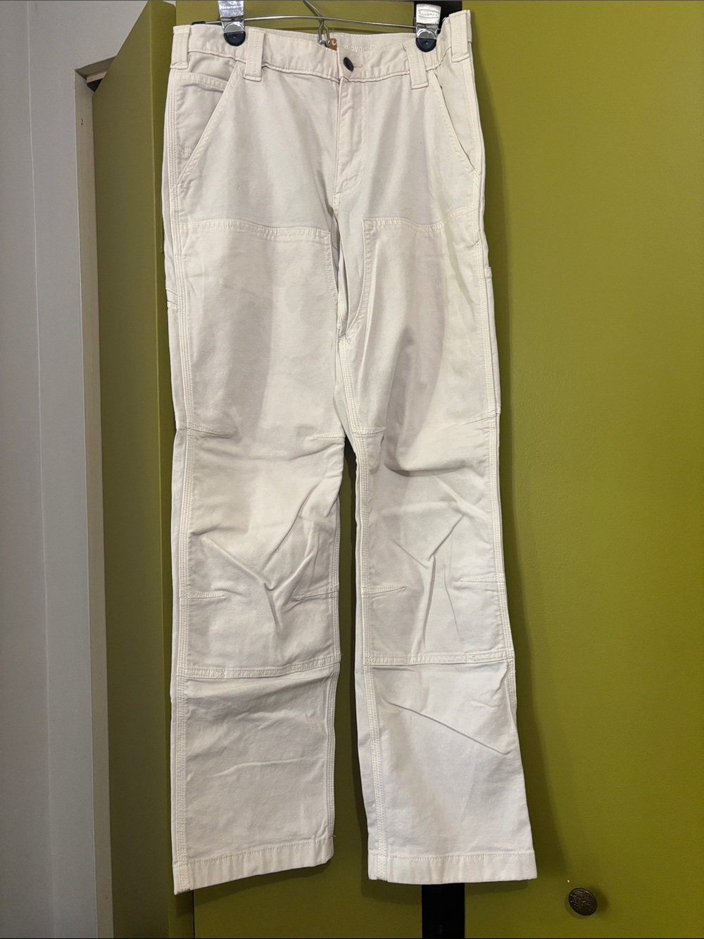 Carhartt White Cargo Work Pants